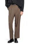 Ssstein Two Tuck Easy Trousers In Nude