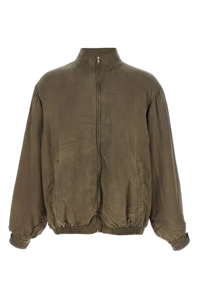 Ssstein 'vintage' Bomber Jacket In Gray