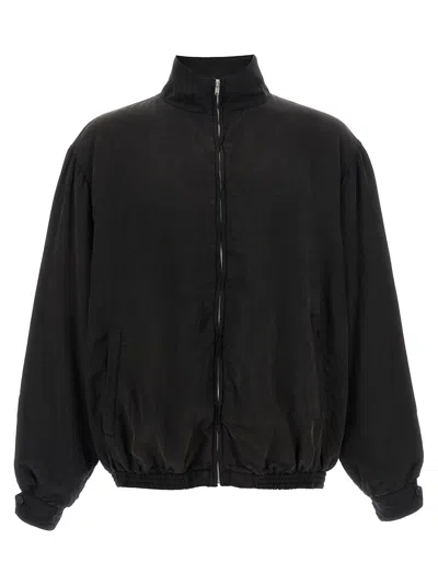 Ssstein Vintage Puffer Jackets Black In Gray