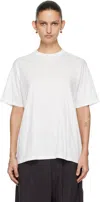 Ssstein White Suvin Cotton Basic T-shirt In White