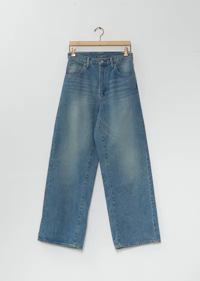 Ssstein Wide Denim Jeans In Multi