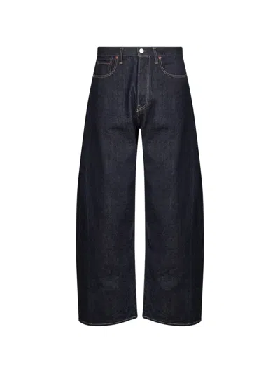 Ssstein Wide-leg Jeans In 블루