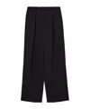 Ssstein Wool Casual Pants In Black