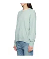 Ssstein Blue Extra Fine Wool Knit Sweater In Green