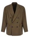 Ssstein Oversized Double-breasted Suit Jacket In Multi