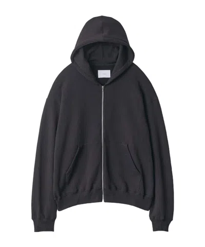 Ssstein Zipper Hoodie In Black