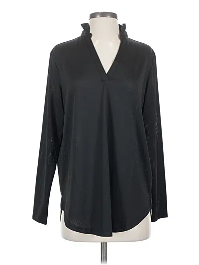 Pre-owned Ssys The Label Long Sleeve Blouse In Black
