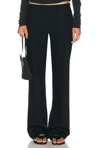 St Agni 90's Rouleau Minimal Pant In Black