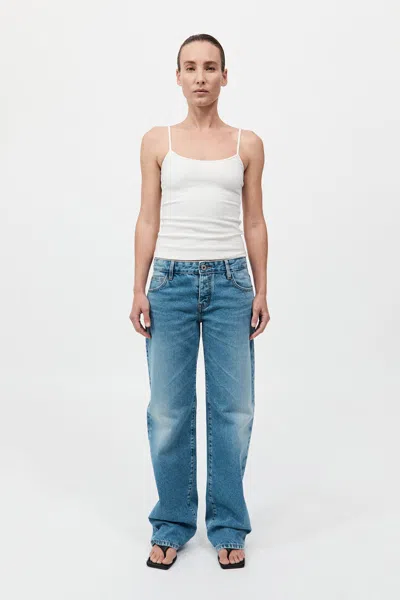 St Agni 90s Low Rise Jeans By Outland Denim In Blue