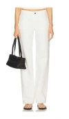St Agni 90s Low Rise Jeans In White