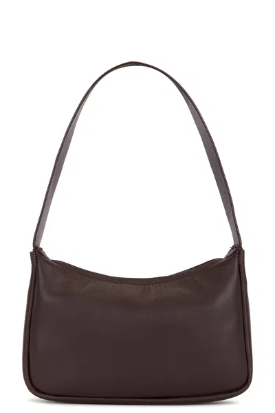 St Agni 90s Petit Shoulder Bag In Chocolate