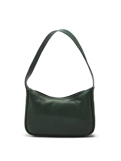 St Agni 90s Petit Shoulder Bag In Deep Green