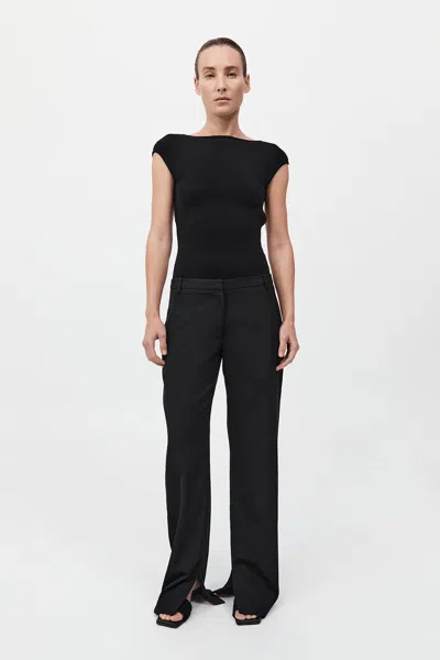 St Agni 90s Split Leg Pants In Black