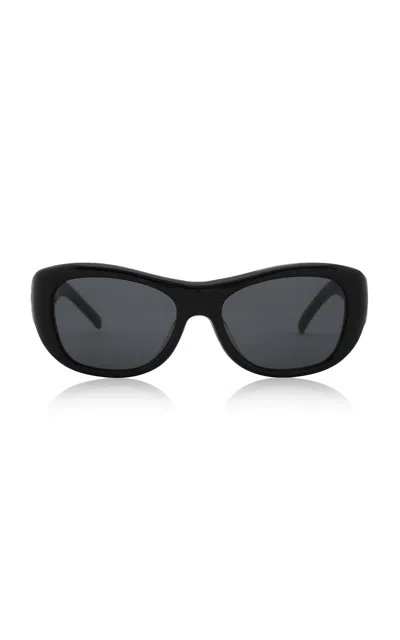 St Agni St. Agni 90s Square Sunglasses In Black