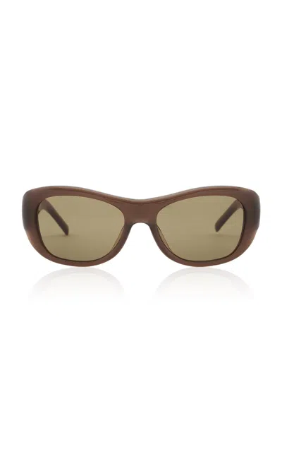 St Agni St. Agni 90s Square Sunglasses In Brown