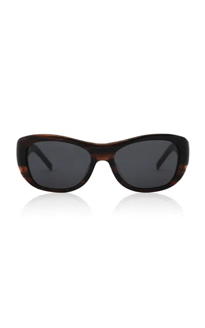 St Agni St. Agni 90s Square Sunglasses In Brown