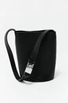 St Agni Adjustable Bucket Bag In Black