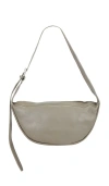 St Agni Adjustable Crescent Bag In Grey