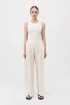 St Agni Adjustable Pants In Milk