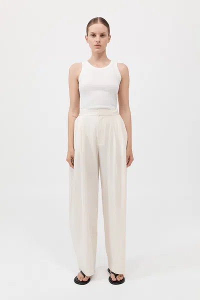 St Agni Adjustable Pants In Milk