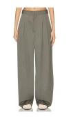 St Agni Adjustable Pants In Smokey Olive