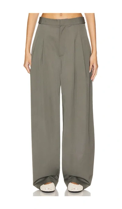 St Agni Adjustable Pants In Smokey Olive