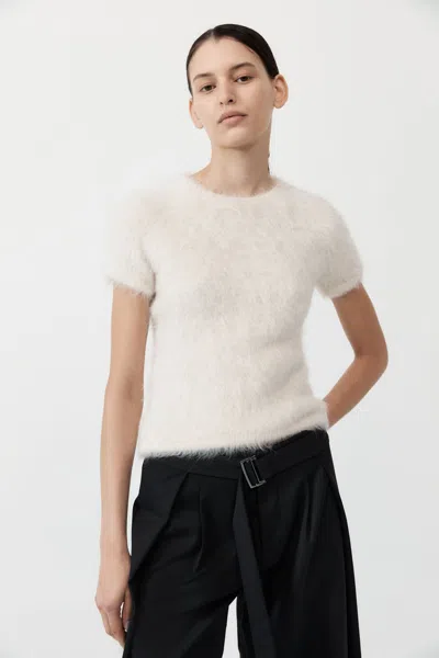 St Agni Alpaca Baby Tee In Off White