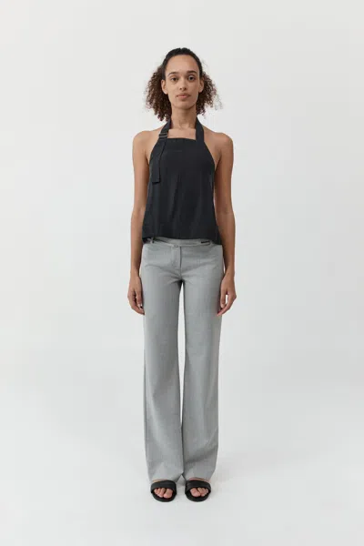 St Agni Apron Top In Black