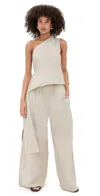 St Agni Asymm Origami Top Creme