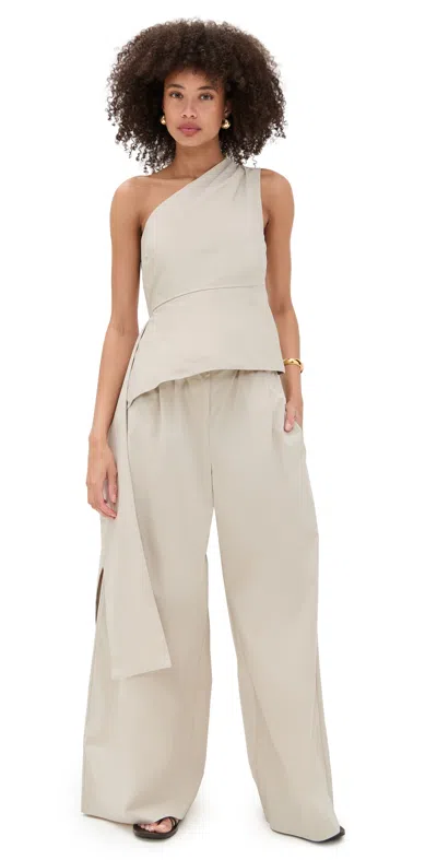 St Agni Asymm Origami Top Creme