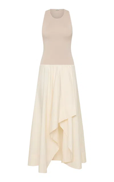 St Agni Asymmetric Midi Dress