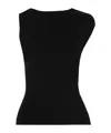 St Agni Asymmetric Ribbed-knit Top