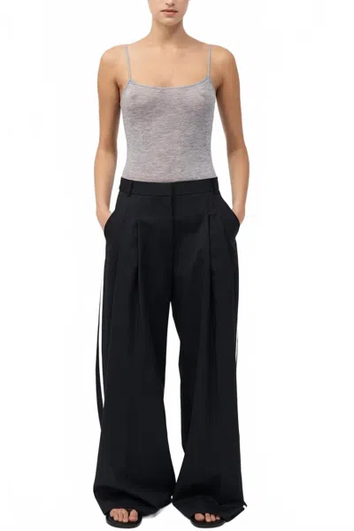 St Agni Baby Wool Camisole In Grey Marle In Gray