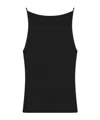 St Agni Backless Camisole Top In Black