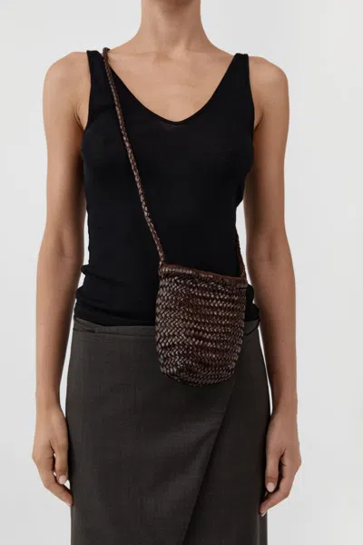 St Agni Bagu Sling Bag In Brown
