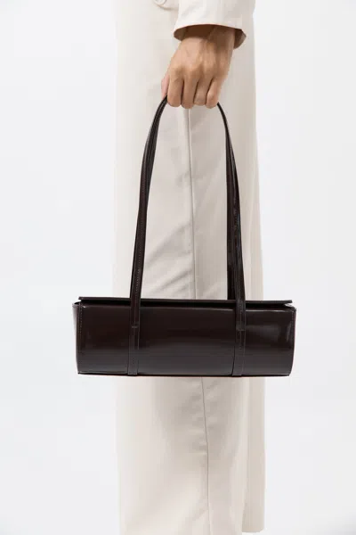 St Agni Baguette Bag In Brown