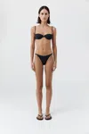 St Agni Balconette Bikini Top In Black