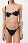 St Agni Balconette Bikini Top In Black