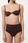 St Agni Balconette Bikini Top In Cocoa