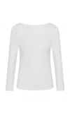 St Agni Ballerina Organic-cotton Jersey Top In White