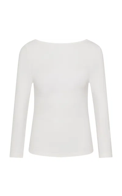 St Agni Ballerina Organic-cotton Jersey Top