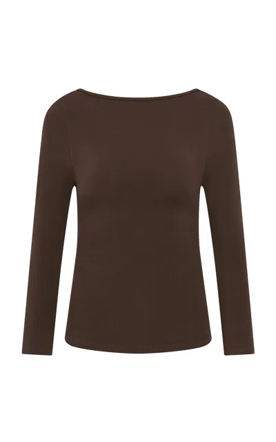St Agni Ballerina Organic-cotton Jersey Top