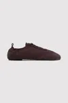 St Agni Ballet Sneakers Coffee In Brown