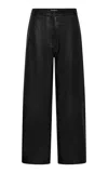 St Agni Leather Balloon Pants In Black