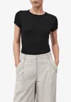 St Agni Organic Cotton Baby Tee In Black
