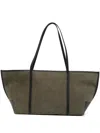St Agni St. Agni Bateau Large Suede Tote Bag In Brown