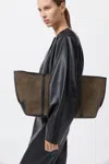 St Agni Bateau Tote In Brown