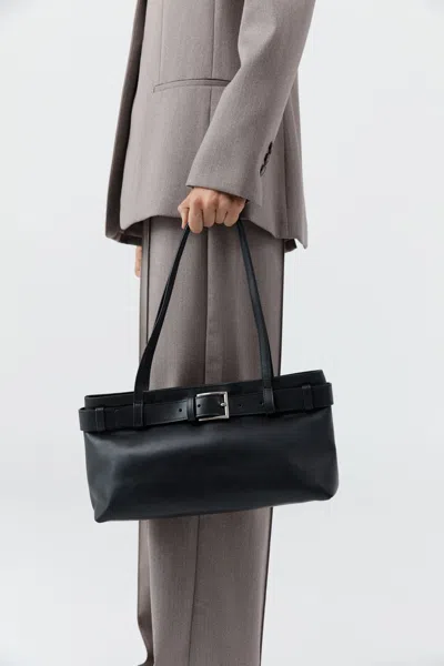 St Agni Belt Detail Baguette In Black