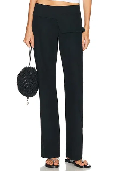 St Agni Belt Detail Pant In Black