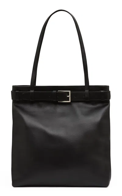 St Agni Belt Detail Tote In Black